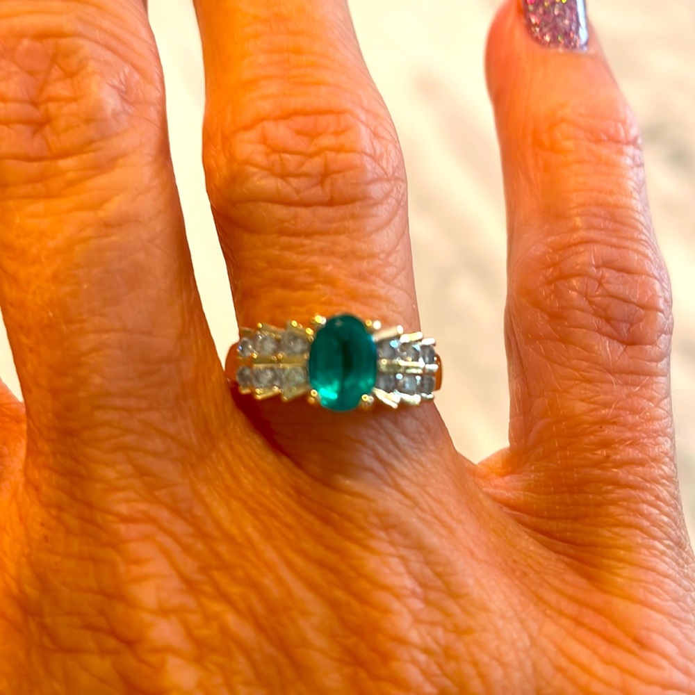 COPY - 14k emerald ring